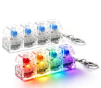 Llavero Teclado Mecánico con Luz LED Antiestrés