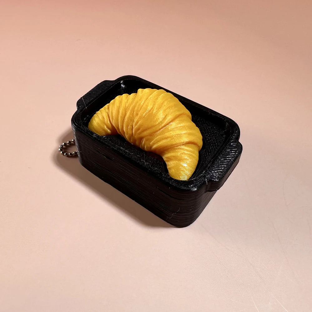 Llavero keycap antiestrés | Comida kawaii para llevar contigo