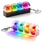 Llavero Teclado Mecánico con Luz LED Antiestrés
