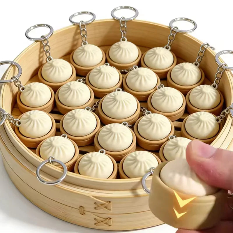 Llavero antiestrés DUMPLING | Dumpling para apretar y llevar contigo