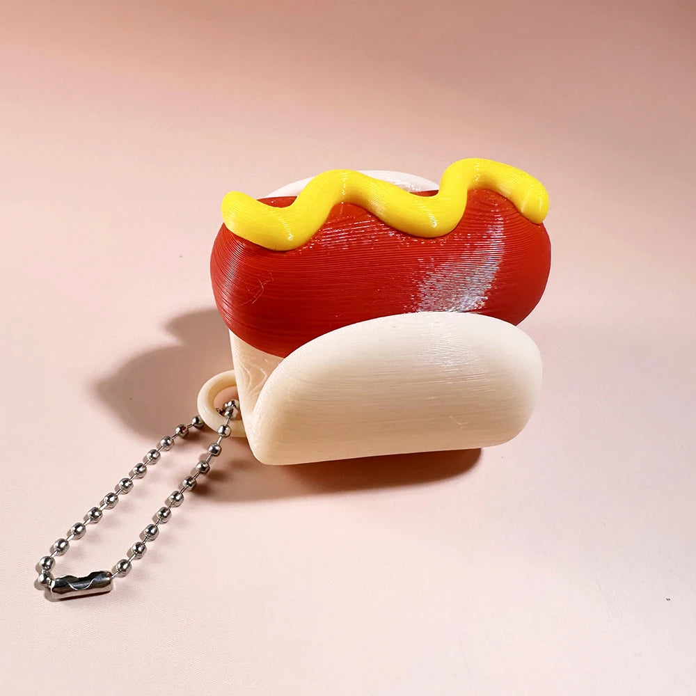 Llavero keycap antiestrés | Comida kawaii para llevar contigo