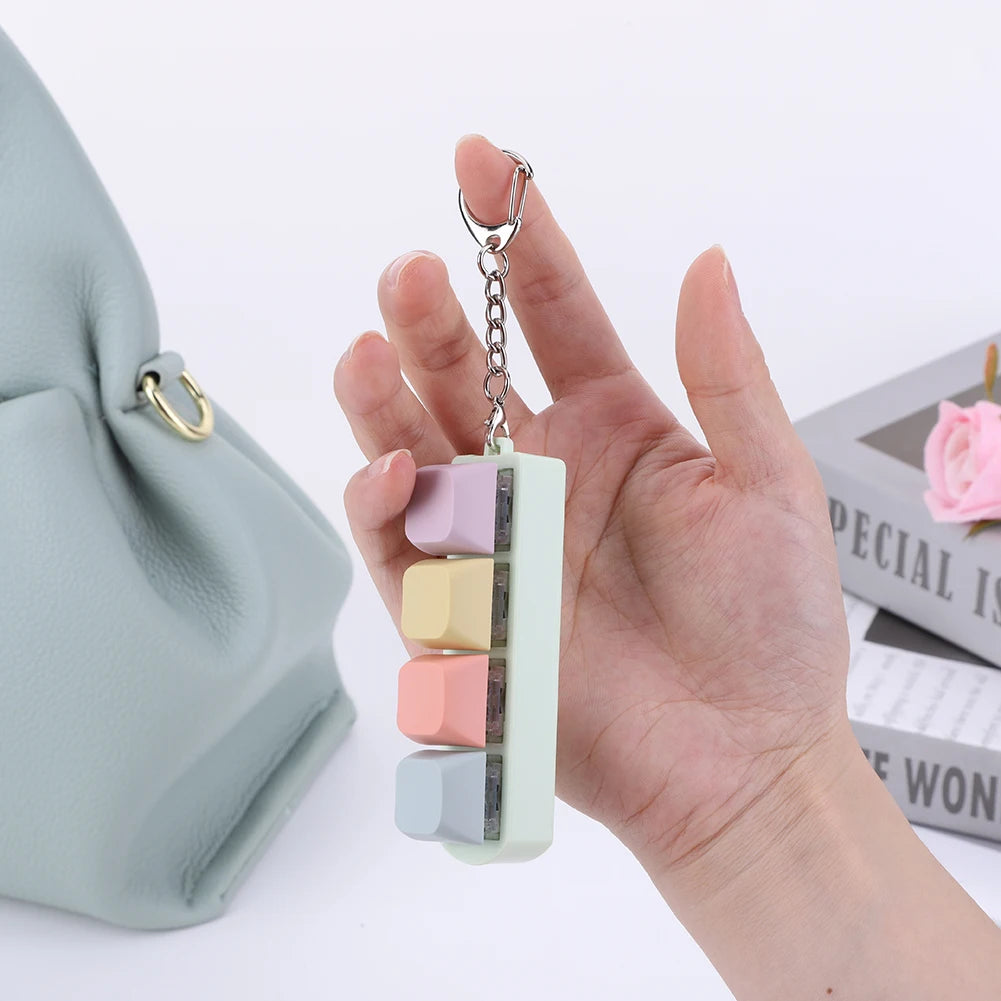 Llavero antiestrés keycaps