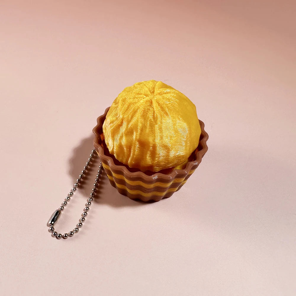 Llavero keycap antiestrés | Comida kawaii para llevar contigo