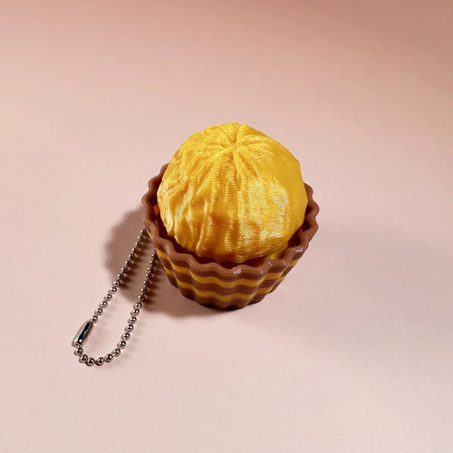 Llavero keycap antiestrés | Comida kawaii para llevar contigo