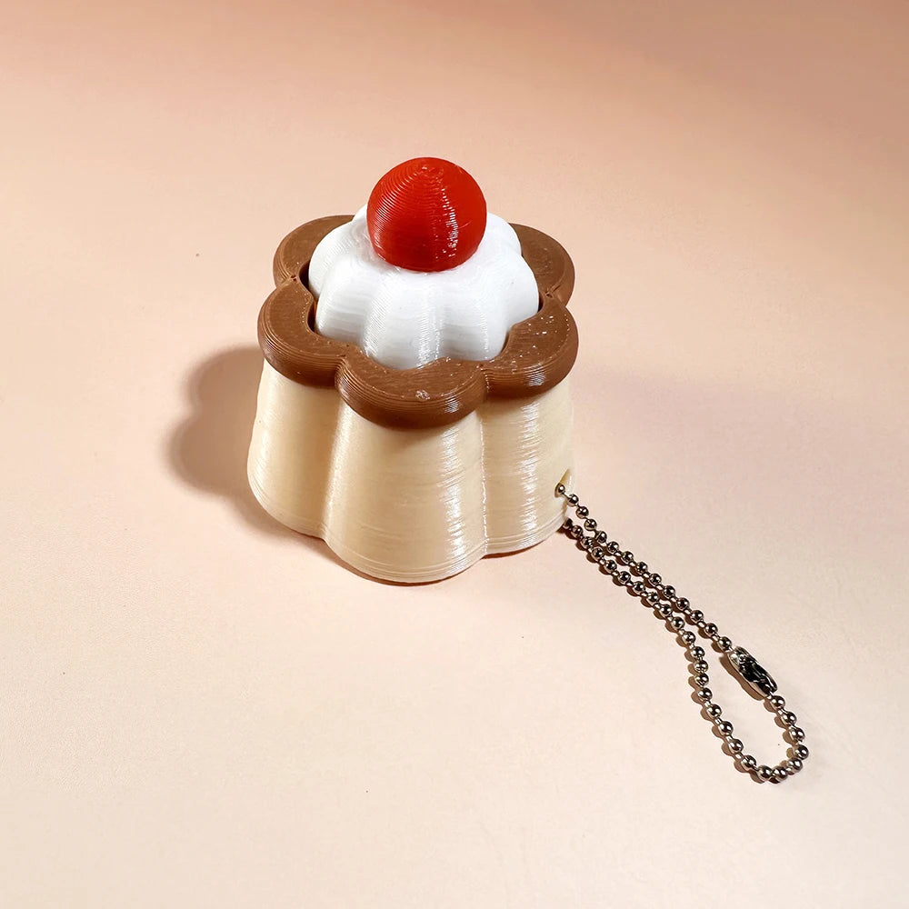Llavero keycap antiestrés | Comida kawaii para llevar contigo
