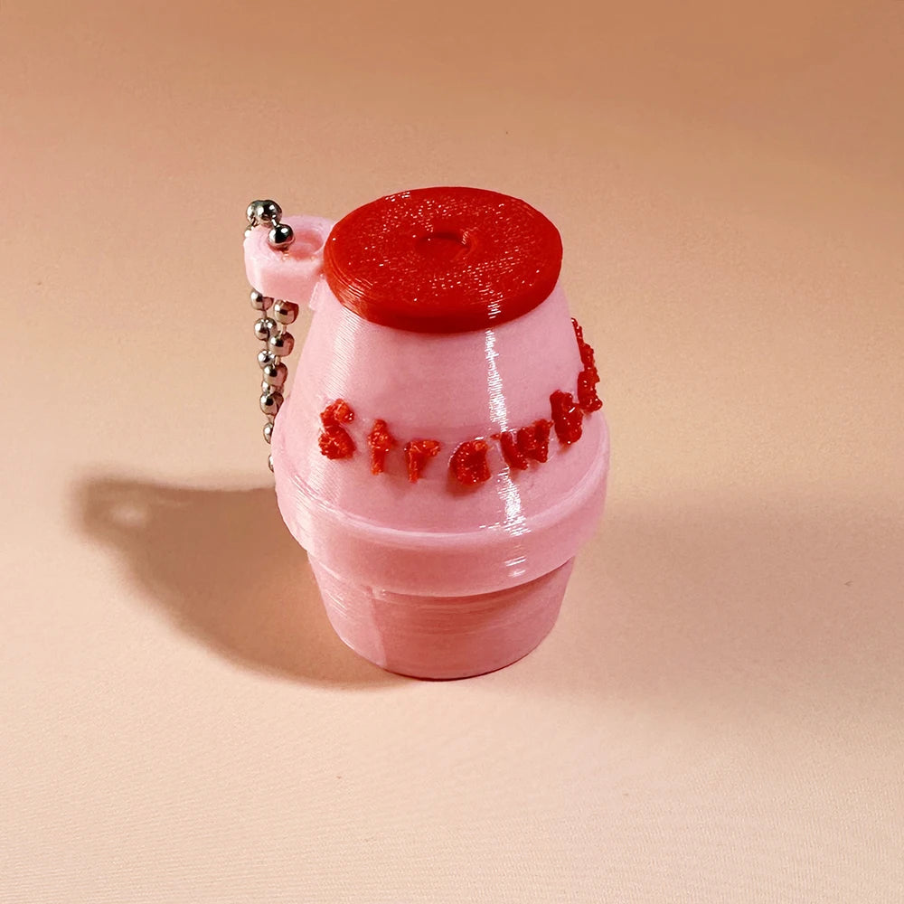 Llavero keycap antiestrés | Comida kawaii para llevar contigo