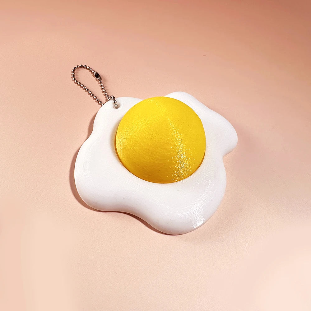 Llavero keycap antiestrés | Comida kawaii para llevar contigo