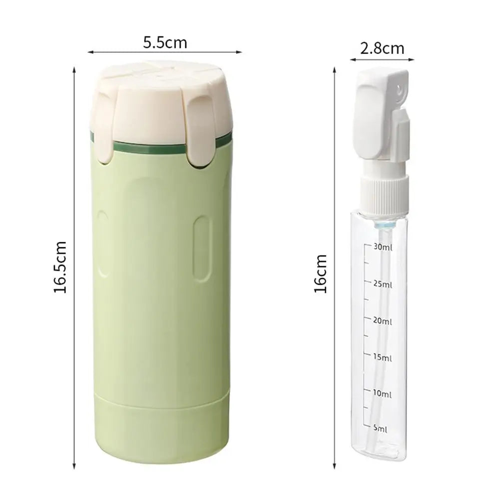 Dispensador de Líquidos 4 en 1 para Viajes