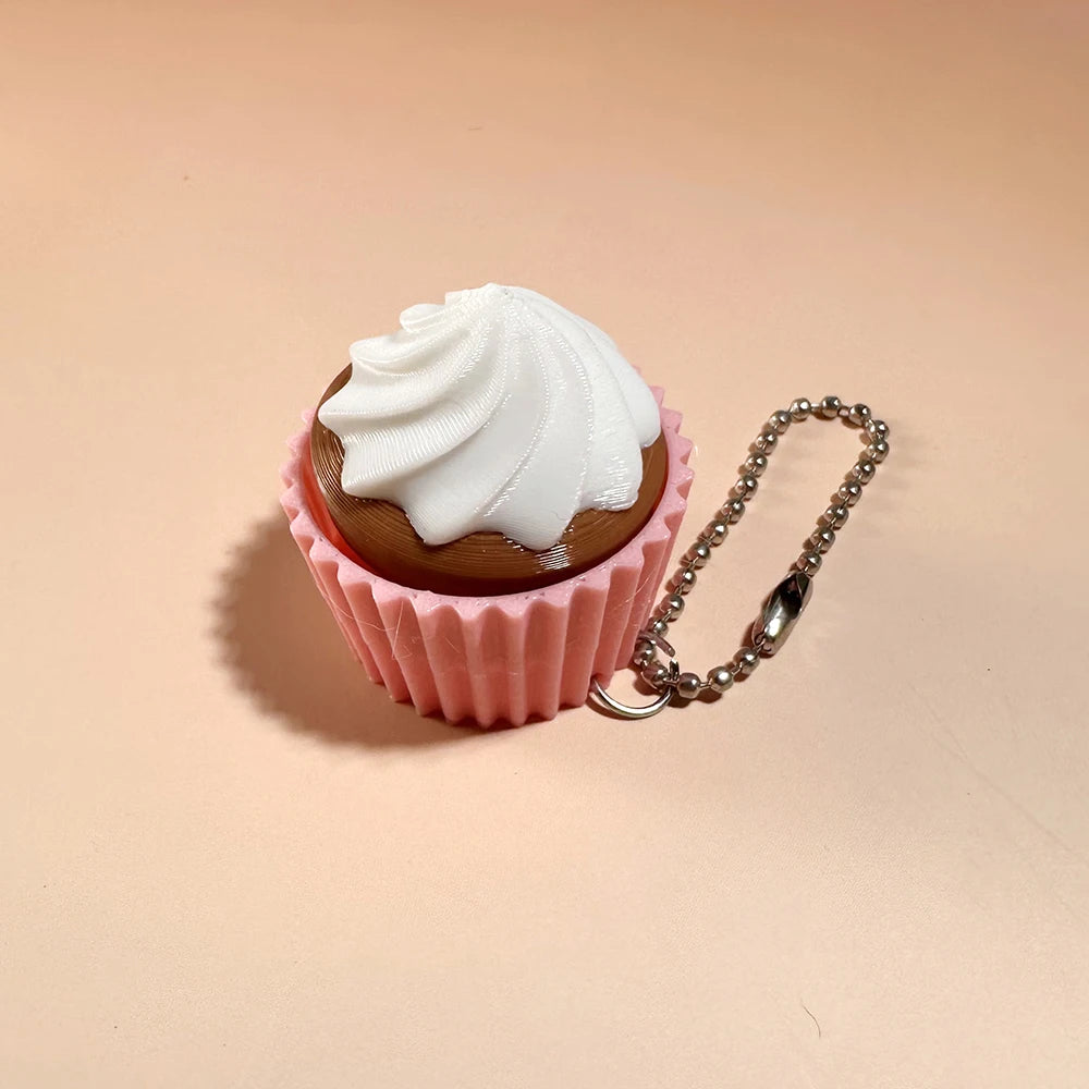 Llavero keycap antiestrés | Comida kawaii para llevar contigo
