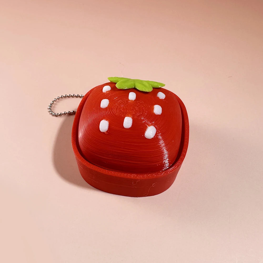 Llavero keycap antiestrés | Comida kawaii para llevar contigo