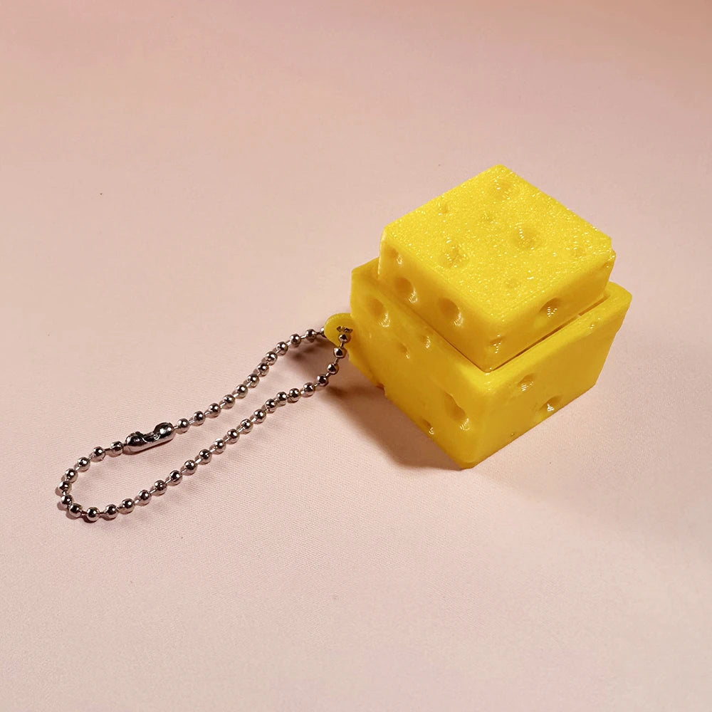 Llavero keycap antiestrés | Comida kawaii para llevar contigo
