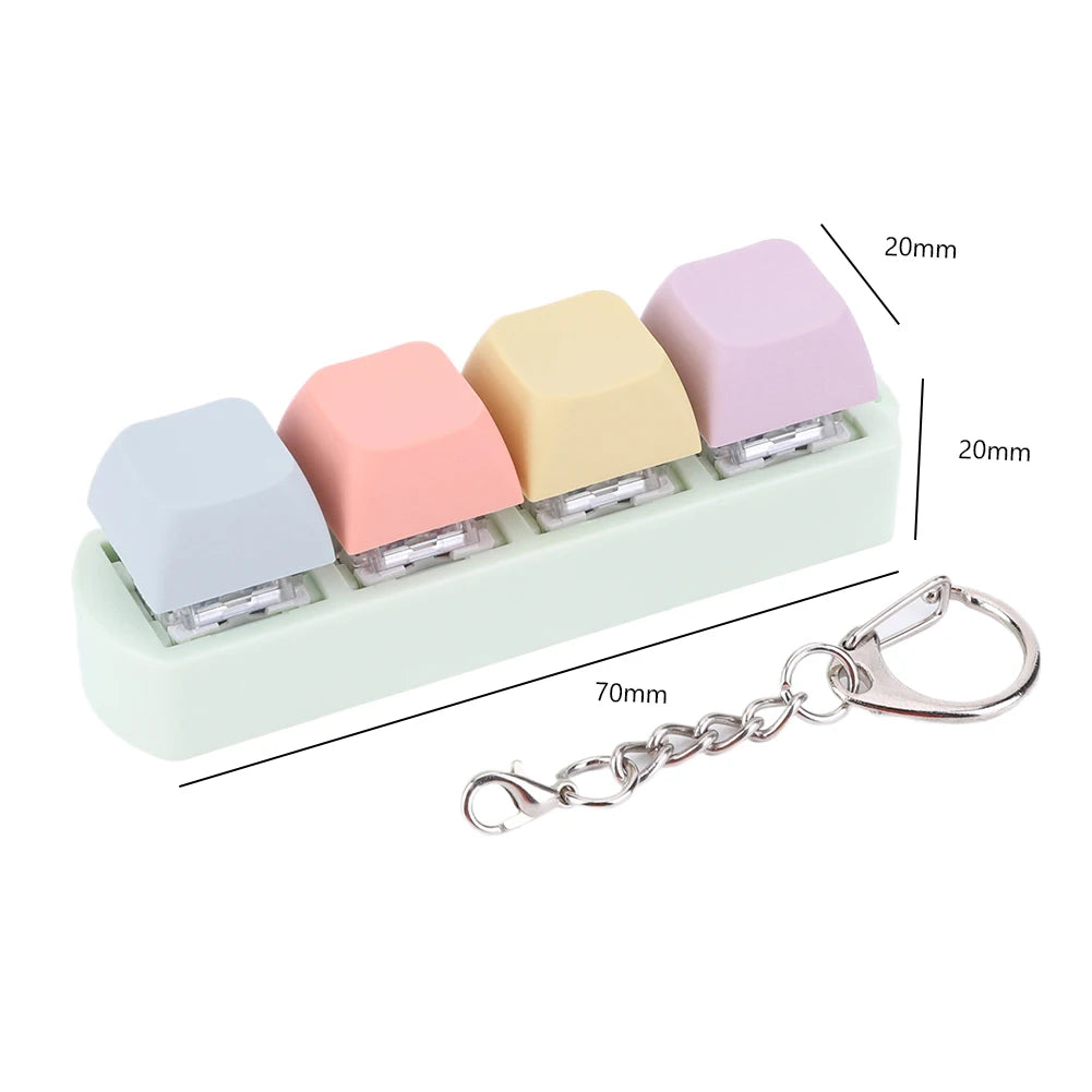 Llavero antiestrés keycaps
